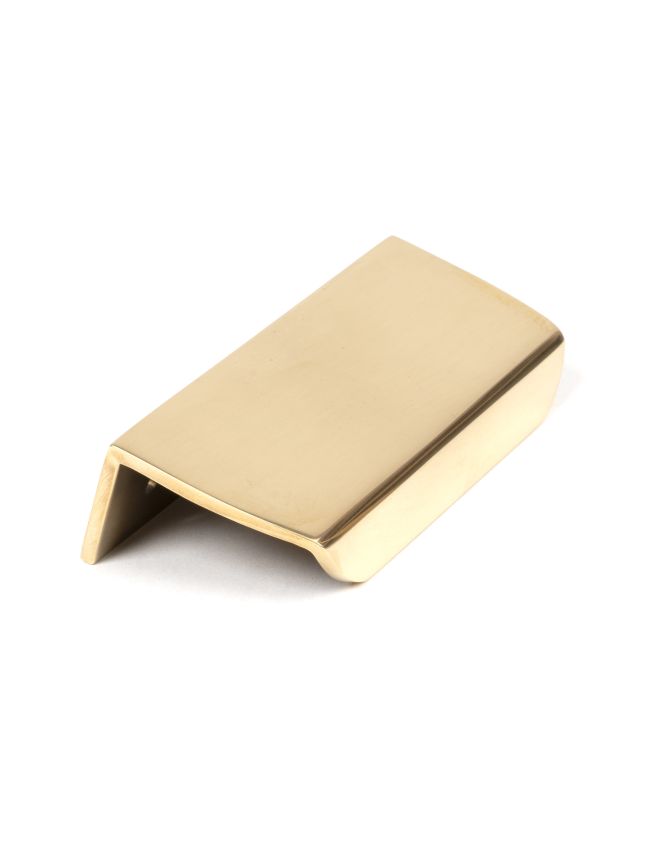 Aged Brass 100mm Moore Edge Pull