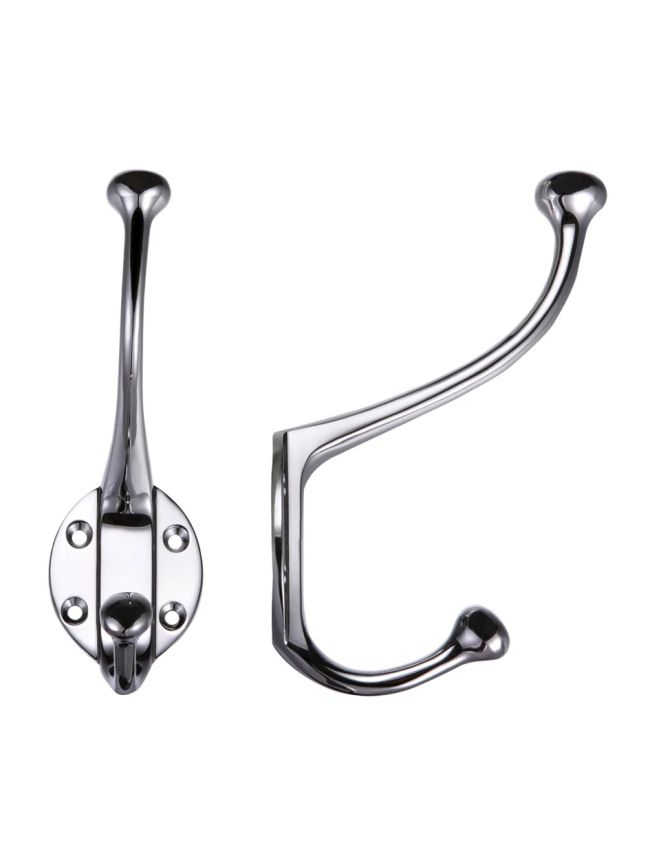 Zoo Hardware Hat and Coat Hook - Polished Chrome
