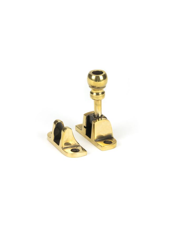Aged Brass Mushroom Brighton Fastener (Radiused)