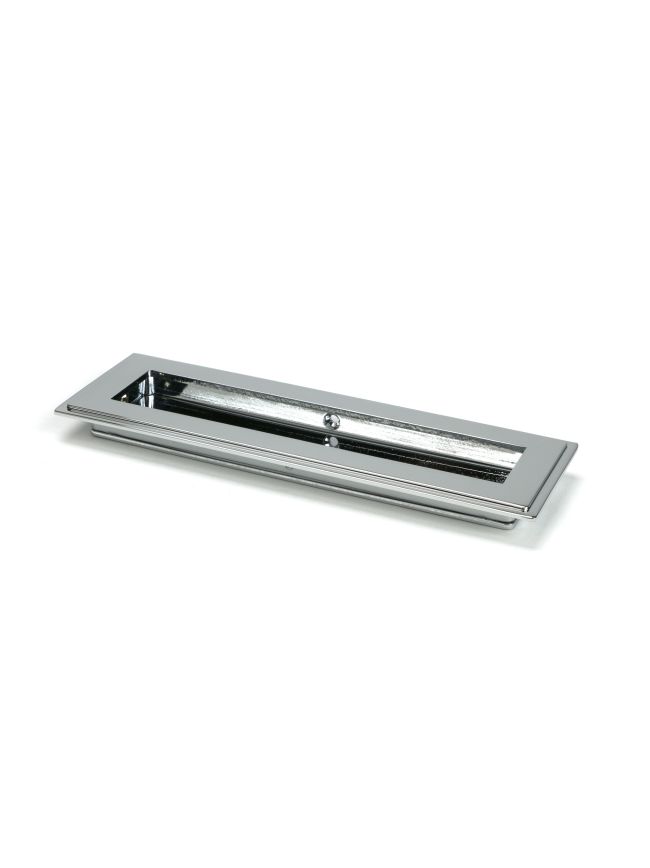 Polished Chrome 175mm Art Deco Rectangular Pull