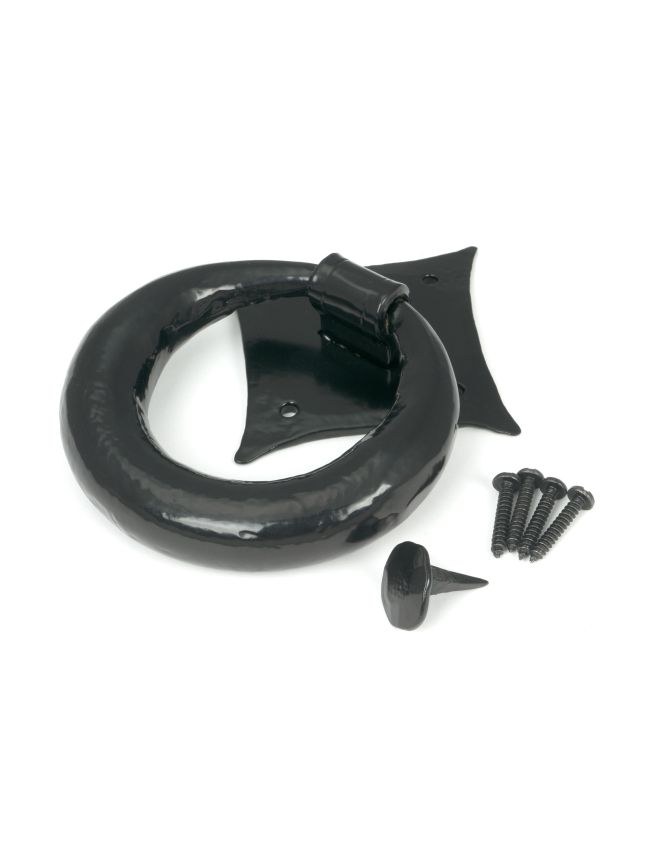 Black Ring Door Knocker