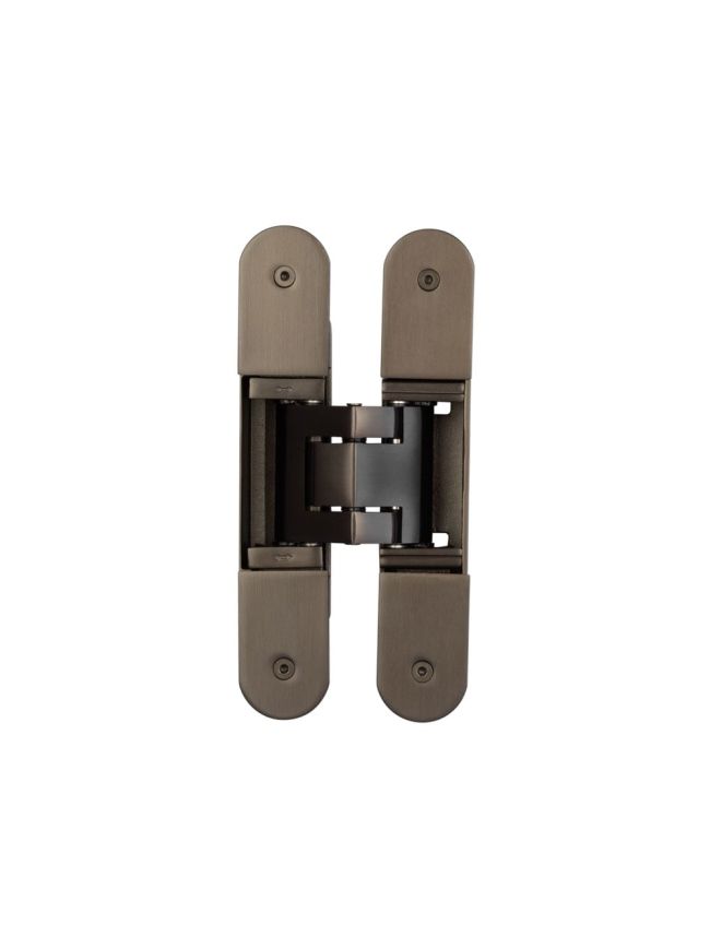 Ghost 160mm 3D Concealed Hinge Dark Bronze - By Frelan Hardware - CH100DB
