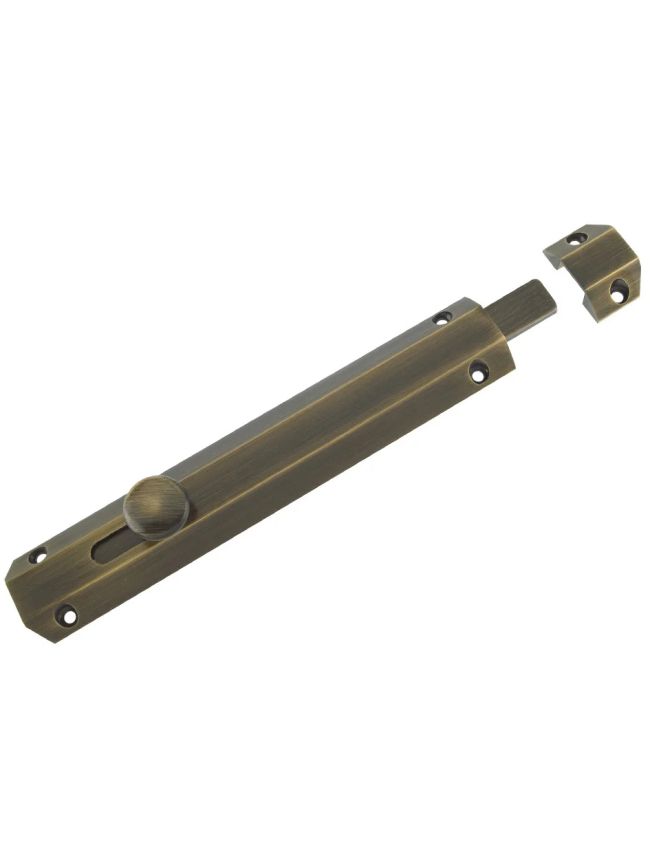 Zoo Hardware Surface Bolt 202mm - Florentine Bronze