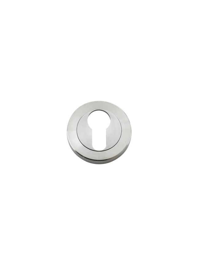 Zoo Hardware Euro Profile Escutcheon 50mm dia - Stainless Steel