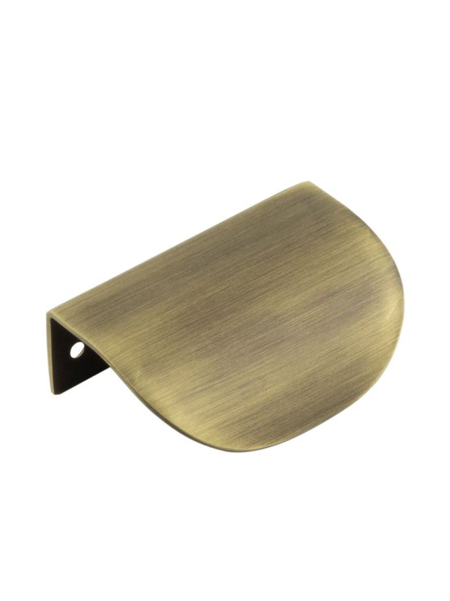 Burlington 75mm Antique Brass Arched Edge Pull - By Frelan Hardware - BUR941AB