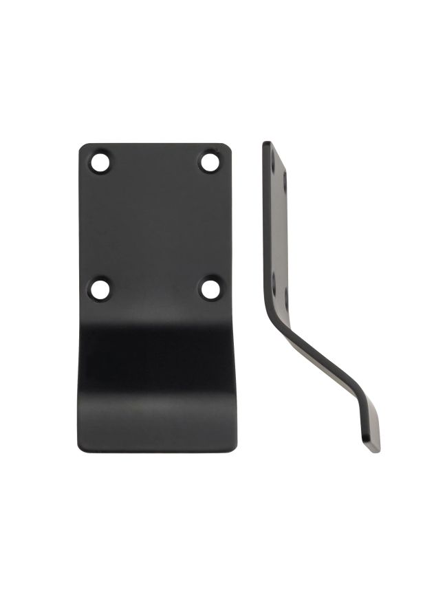 Zoo Hardware Cylinder Latch Pull - Blank Profile - 88mm x 43mm - Powder Coat Black