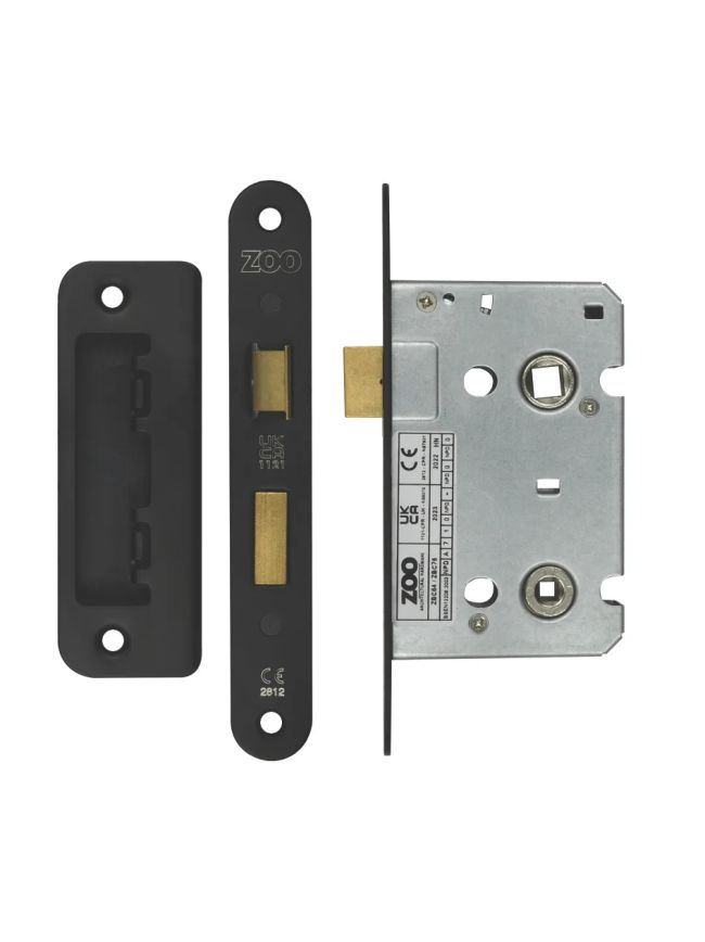 Zoo Hardware Bathroom Lock - Black