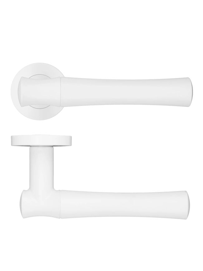 Zoo Hardware Aldo Lever On Round Rose - White