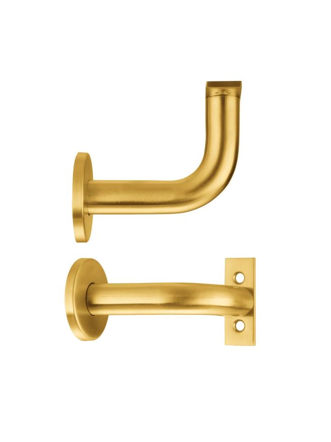 Zoo Hardware Handrail Bracket (Concealed) SSS - 3" - PVD Satin Brass