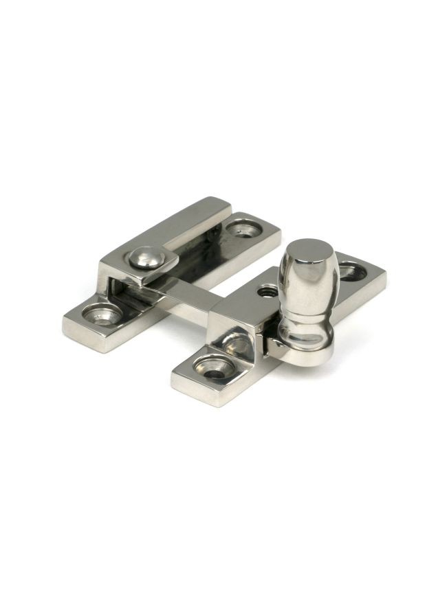 Polished Marine SS (316) Mushroom Quadrant Fastener - Narrow