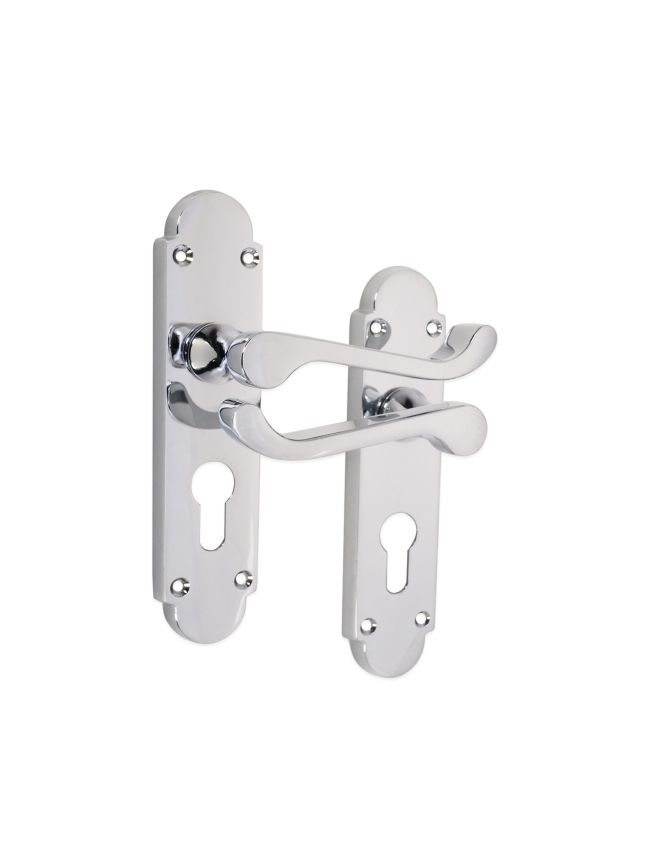 Oakley Lever on Backplate Euro Polished Chrome