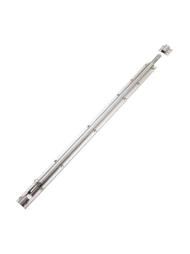 Zoo Hardware Barrel bolt - 600mm x 40mm - Satin Stainless