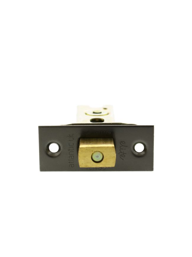 Atlantic Fire-Rated CE Marked Bolt Through Heavy Duty Tubular Deadbolt 3" - Black Nickel