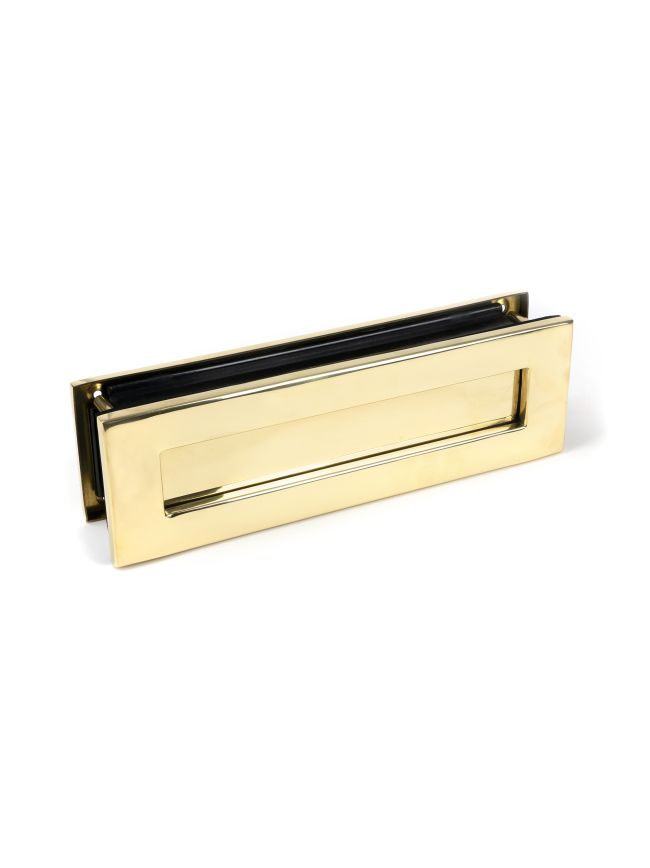 Polished Brass Traditional Letterbox