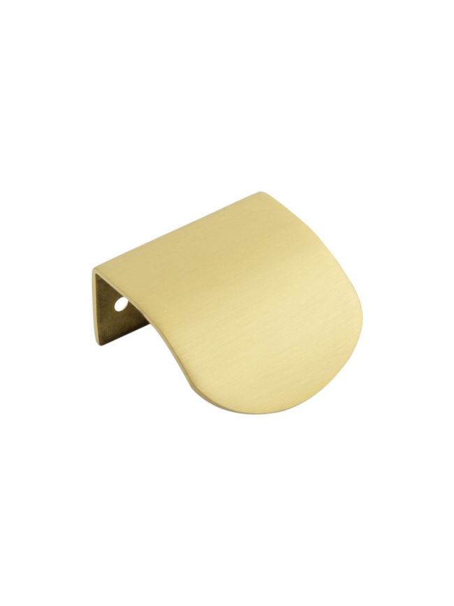 Burlington 50mm Satin Brass Arched Edge Pull - By Frelan Hardware - BUR940SB