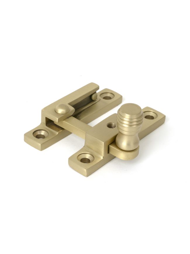 Satin Brass Prestbury Quadrant Fastener - Narrow