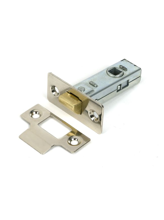 Polished Nickel 2½" Tubular Mortice Latch