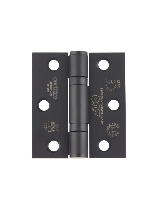 Zoo Hardware Grade 11 hinge - Matt Black