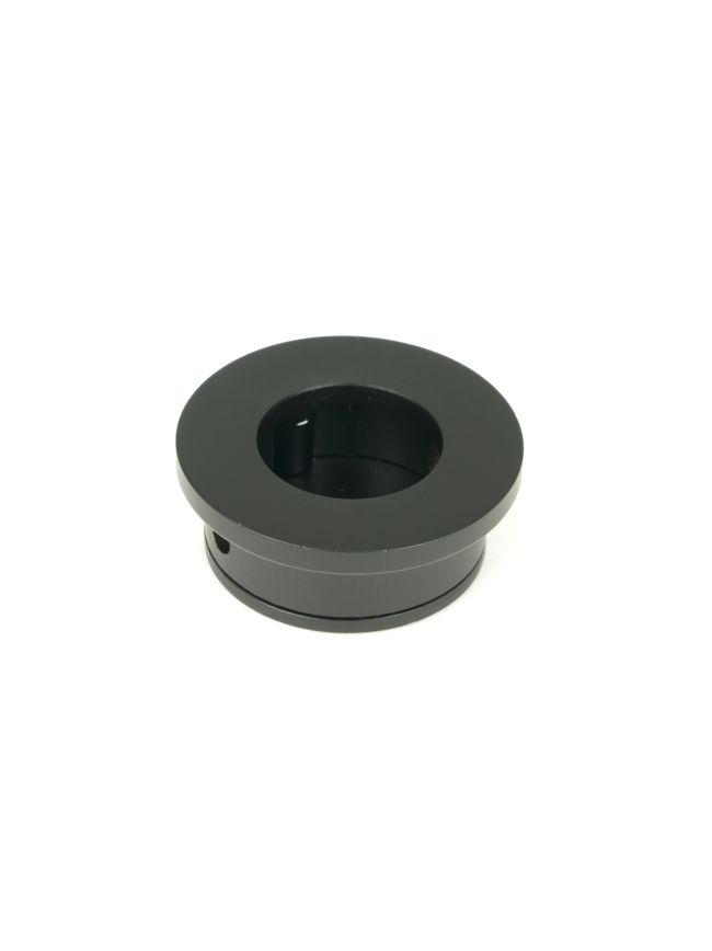 Matt Black 34mm Round Finger Edge Pull