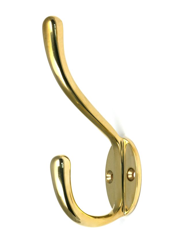 Polished Brass Newbury Hat & Coat Hook