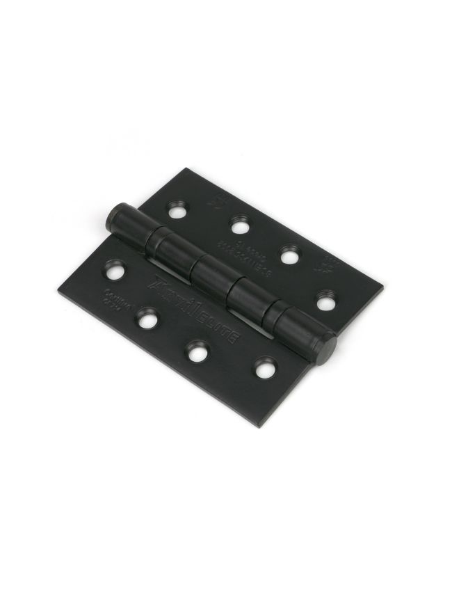 Black 4" Ball Bearing Butt Hinge (Pair) ss