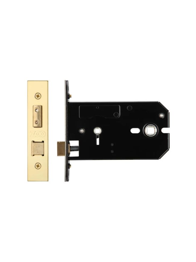 Zoo Hardware Horizontal Lock - 127mm - Bathroom Version