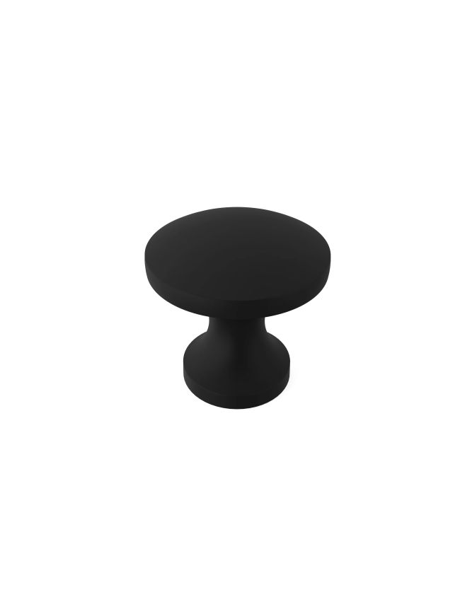 Zoo Hardware Top Drawer Fittings 24mm knob - Black