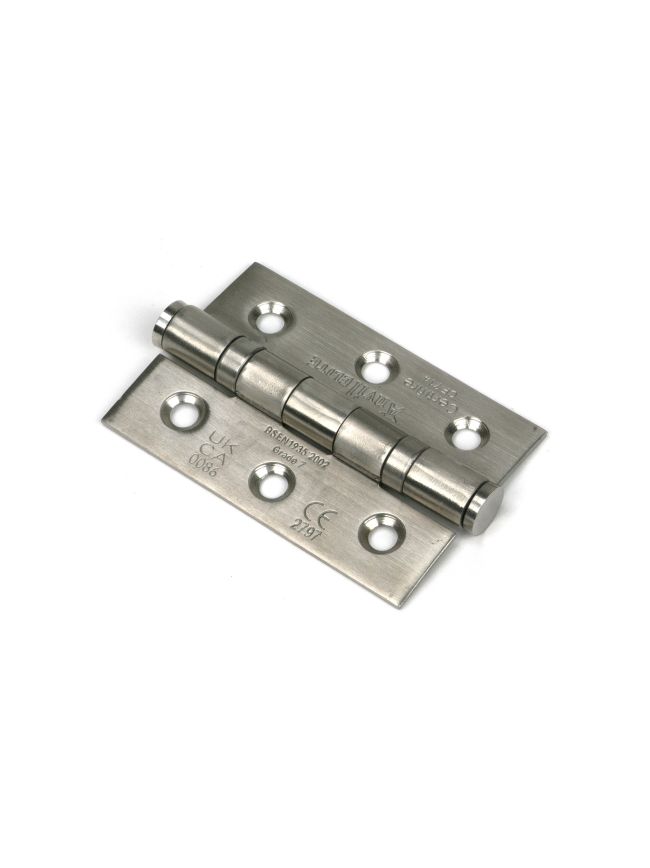Satin SS (304) 3" Ball Bearing Butt Hinge (pair)