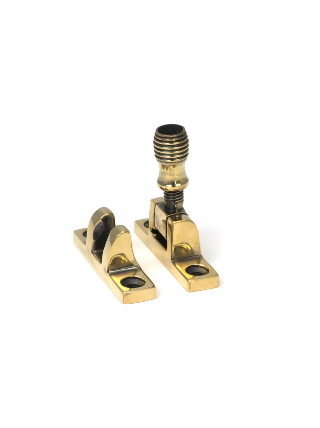 Aged Brass Beehive Brighton Fastener - Narrow (Square)