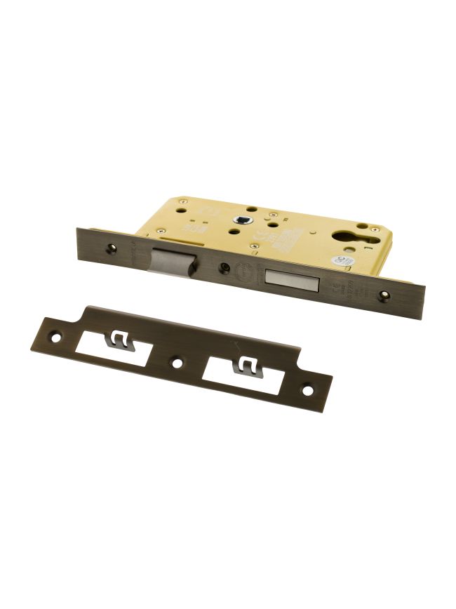Atlantic DIN Heavy Duty Euro Profile Sashlock Double Throw 60mm backset - Satin Chrome