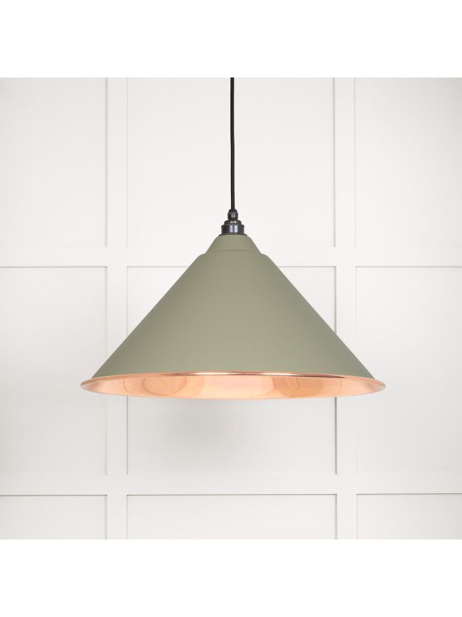 Smooth Copper Hockley Pendant in Tump
