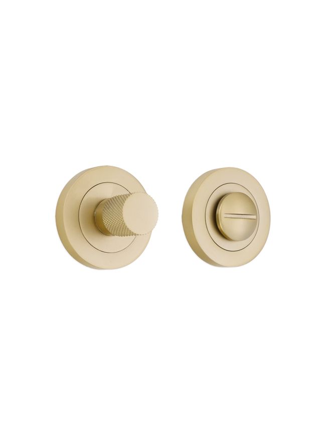 Connaught Knurled Turn & Release Satin Brass