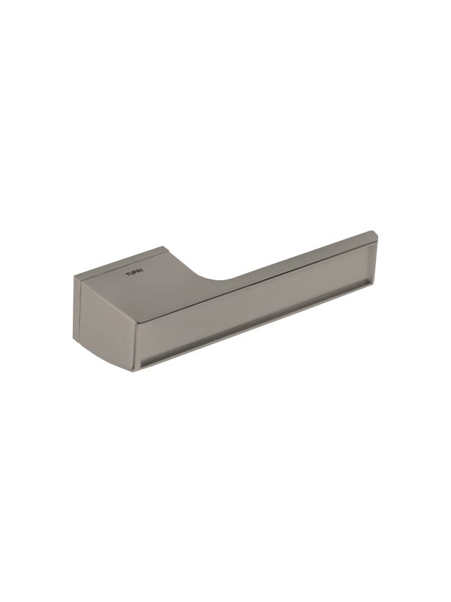 Tupai Rapido VersaLine Tobar Lever Door Handle on Long Rose - (Without Decorative Plate) - Pearl Nickel (Pair)