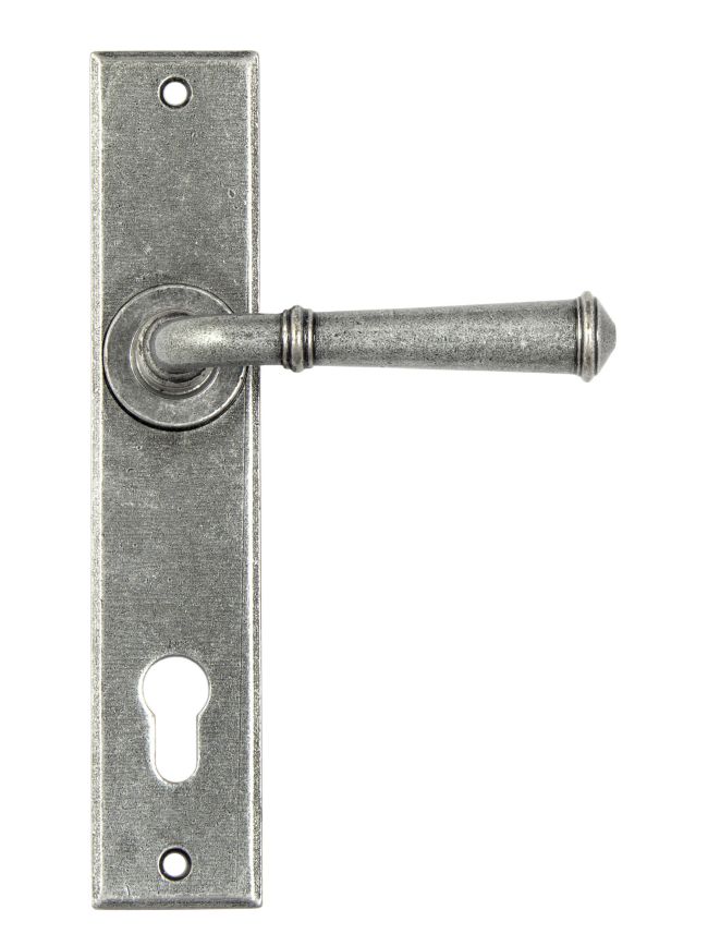 Pewter Regency Lever Espag. Lock Set