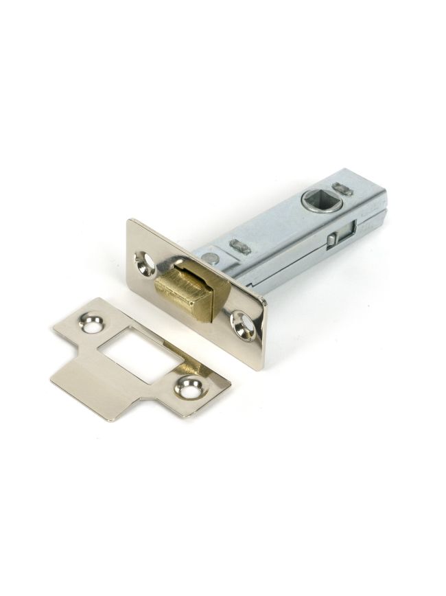 Polished Nickel 3" Tubular Mortice Latch