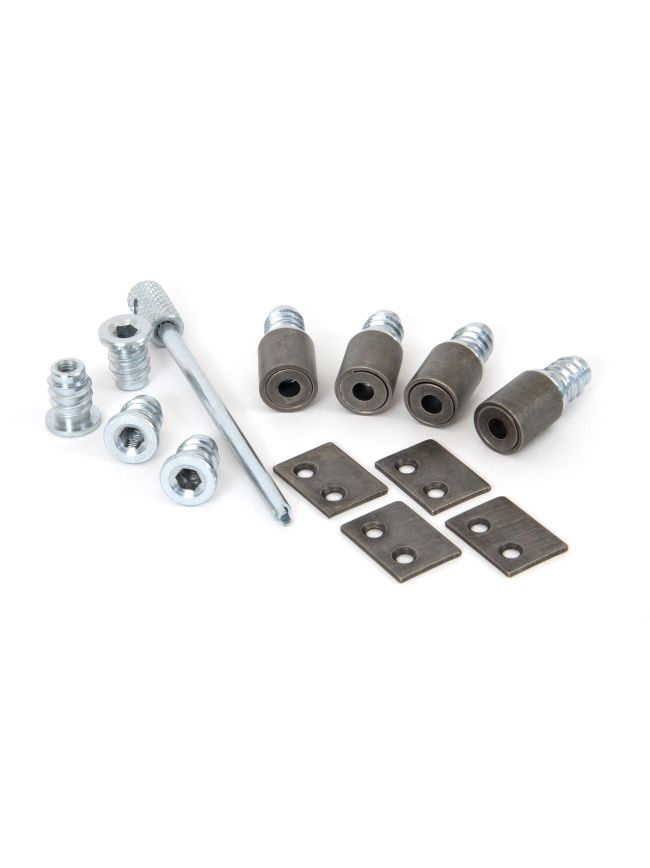 Antique Pewter Secure Stops (Pack of 4)