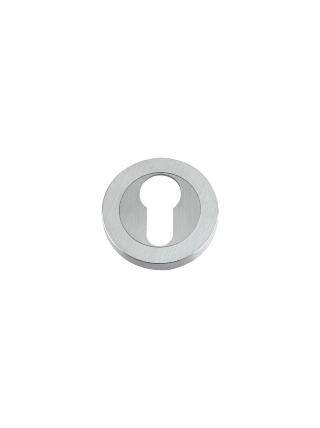 Zoo Hardware Euro profile escutcheon - Satin Chrome