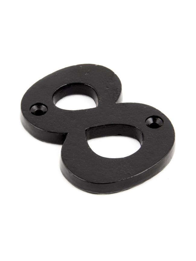 Black Numeral 8