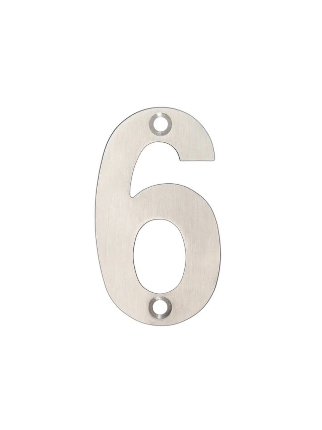Zoo Hardware Numerals - Stainless Steel