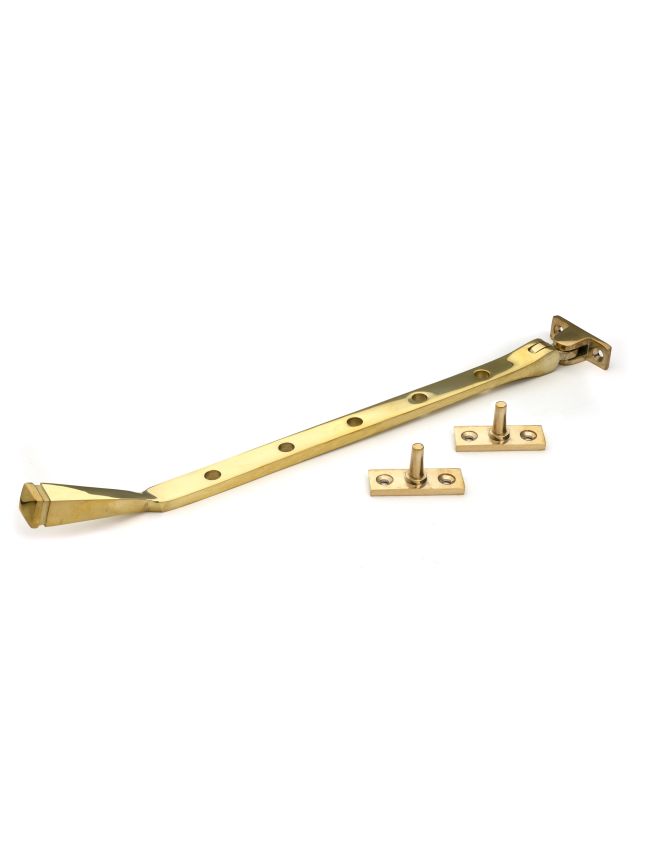Polished Brass 12" Avon Stay