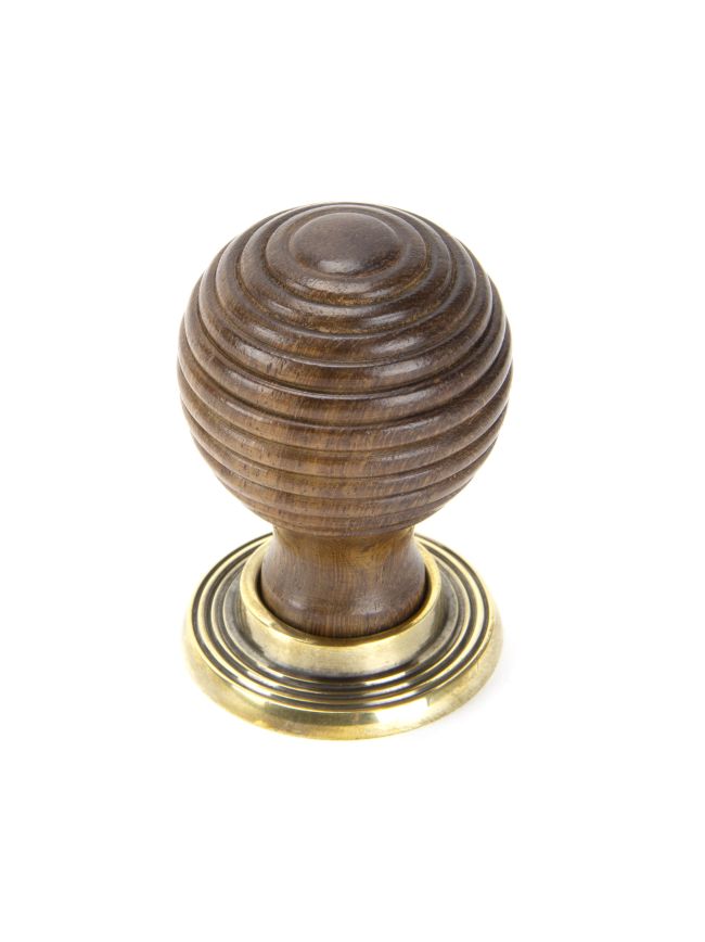 Rosewood and AB Beehive Cabinet Knob 38mm