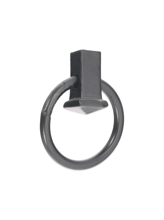 Quadrate Ring Drop Pull Matt Black