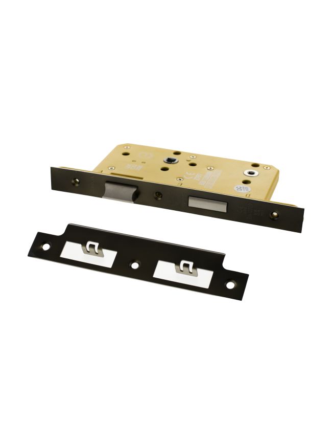 Atlantic DIN Heavy Duty Bathroom Lock Single Turn 60mm backset - Urban Dark Bronze