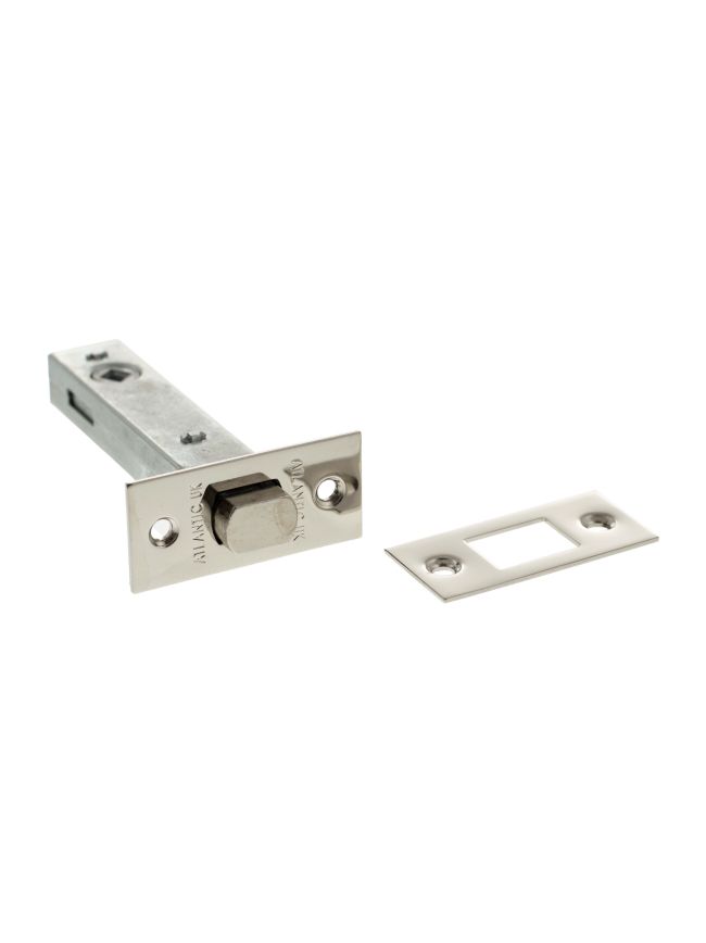 Atlantic Tubular Deadbolt 4" - Polished Nickel