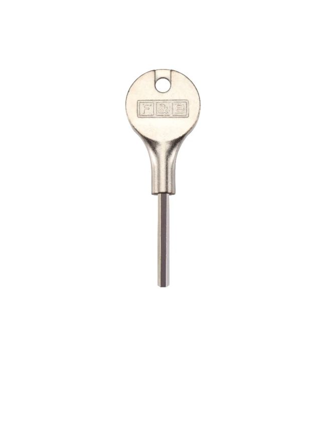 Zoo Hardware Fulton and Bray 4mm Hex Key (sash stop) - Nickel