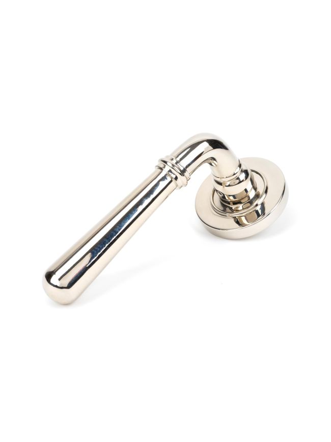 Polished Nickel Newbury Lever on Rose Set (Plain) - Unsprung
