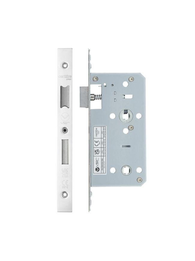 Zoo Hardware 2 Piece - DIN bathroom - 78mm c/c - backset 55mm - Stainless Steel