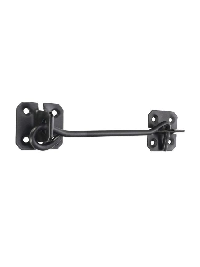Iron cabin Hook Black 6" - 150mm