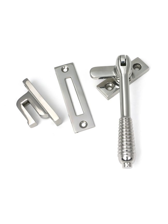 Polished Marine SS (316) Locking Reeded Fastener