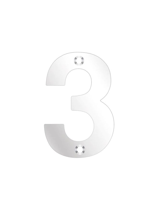 Zoo Hardware Numerals - Stainless Steel